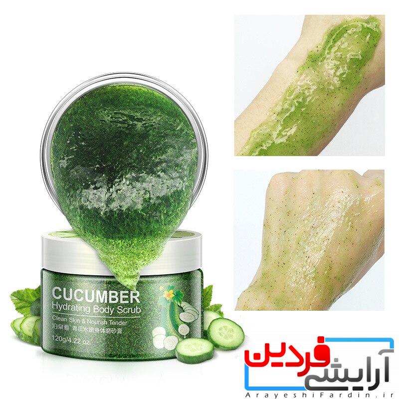 0f0644aac08c25fa83ef6c6e224efa0a آبرسانی به بدن اسکراب بدن خیار BIOAQUA - Image 2