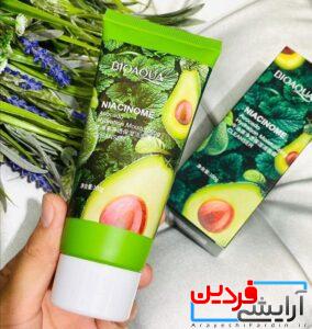 فومBIOAQUA آووکادو مراقبت از صورت طبیعی شستشوی صورت آکنه فوم پاک کننده صورت آلی - Image 2