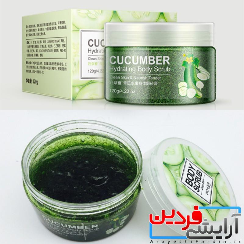 207602530d88c9efb668860db2a6652d آبرسانی به بدن اسکراب بدن خیار BIOAQUA - Image 3
