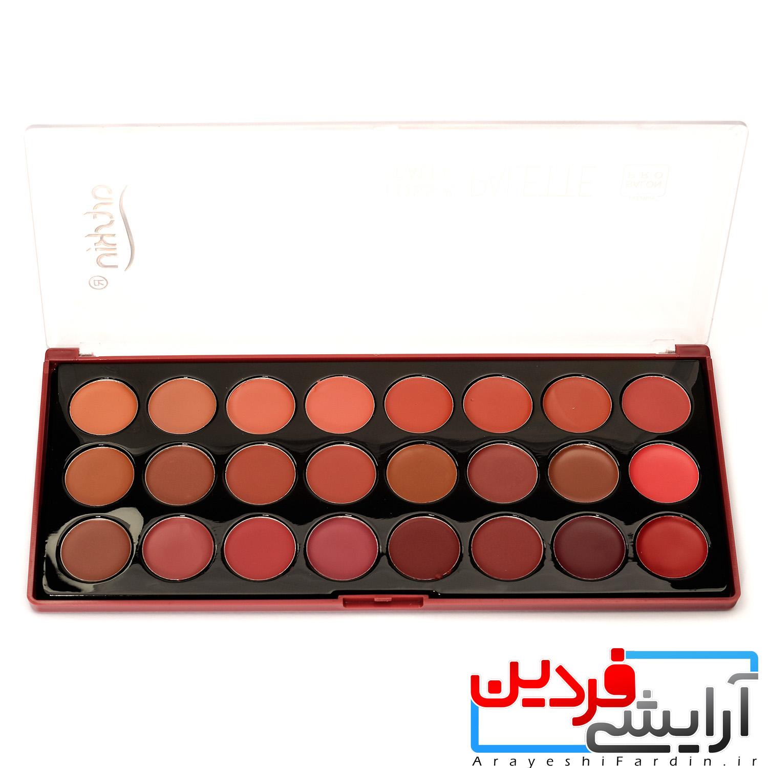 24-artskin (1) پالت رژلب ۲۴ رنگ آرت اسکین (artskin 24 color lipgloss palette) - Image 2