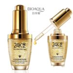 سرم ضد پیری اسید هیالورونیک پوست صورت کلاژن BIOAQUA 24K Gold Essence - Image 2