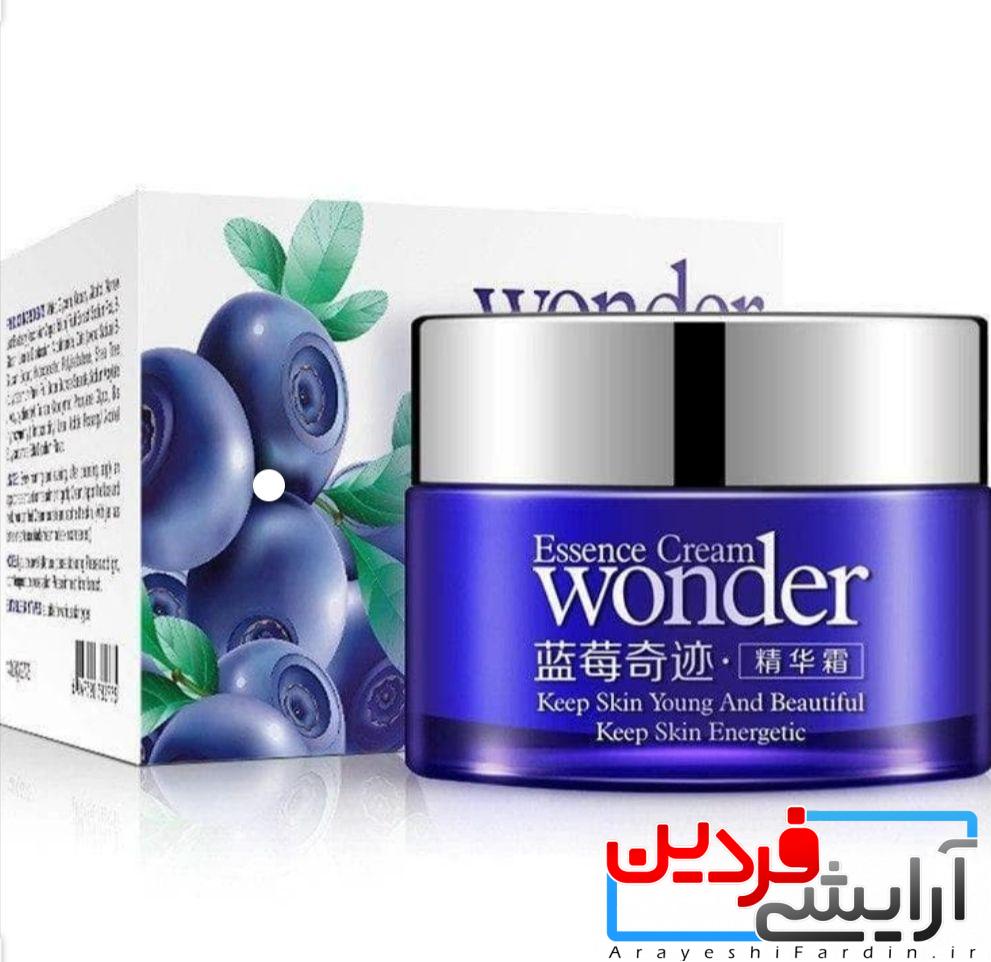 3Oxzx3ul8gLjLGko کرم تخصصی جوانساز زغال اخته بیوآکوا BIOAQUA Wonder Natural Blueberry Cream - Image 1