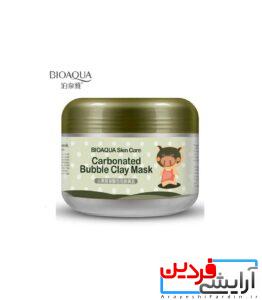 ماسک حبابی کربن مغذی و پاک کننده عمیق پوست بیوآکوا BIOAQUA Carbonated Bubble Mask