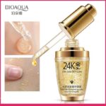 سرم ضد پیری اسید هیالورونیک پوست صورت کلاژن BIOAQUA 24K Gold Essence - Image 5