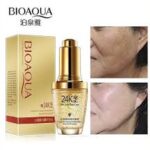 سرم ضد پیری اسید هیالورونیک پوست صورت کلاژن BIOAQUA 24K Gold Essence - Image 6