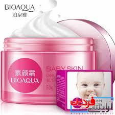 images (5) کرم سفید کننده پوست ملایم و مرطوب کننده بی بی اسکین Bioaqua - Image 4