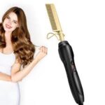 شانه مو صاف موی گرم ، شانه صاف شونده با گرمایش برقی Ceramic Hot Comb - Press Comb - Image 6