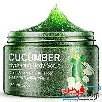 اسکراب-لایه-بردار-ارگانیک-و-روشن-کننده-خیار-بیوآکوا آبرسانی به بدن اسکراب بدن خیار BIOAQUA - Image 6