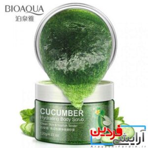 آبرسانی به بدن اسکراب بدن خیار BIOAQUA