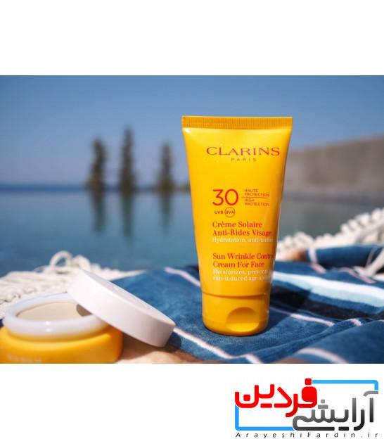 کر-م-ضد-افتاب-کلارنس-spf30-creme-clarins-spf-30 ضد آفتاب رنگی کلارنس CLARINS SPF30 - Image 7