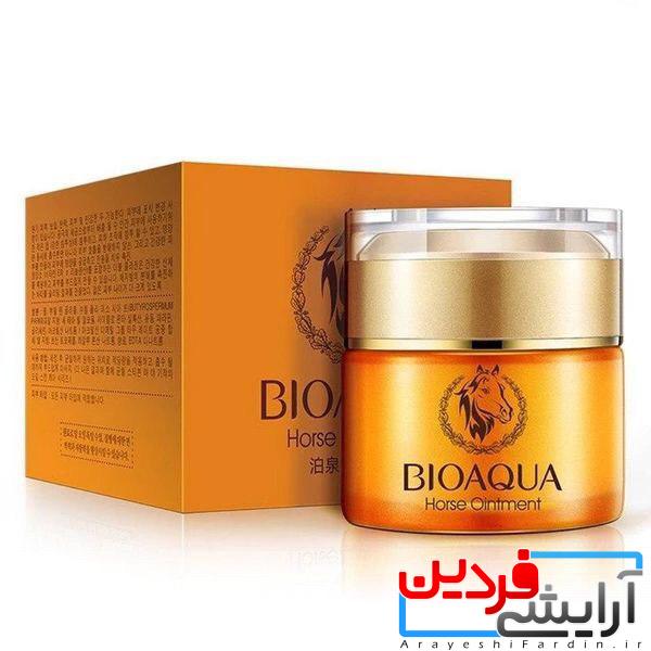 کرم-درمانی-روغن-اسب-بیوآکوا کرم روغن اسب BIOAQUA HORSE ضد پیری جادوی پماد Miracle Skinc Care Essence Сlean 50g - Image 2