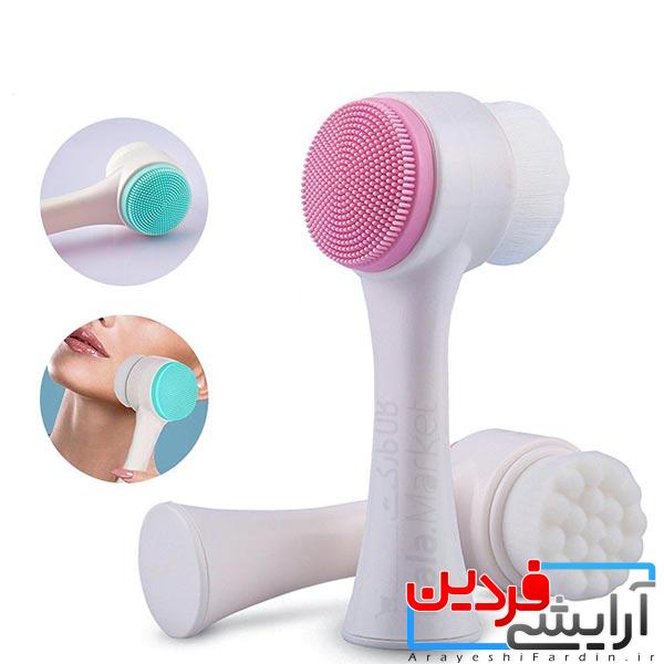 6665546 فیس براش دستی دو طرفه سیلیکونی - Image 5