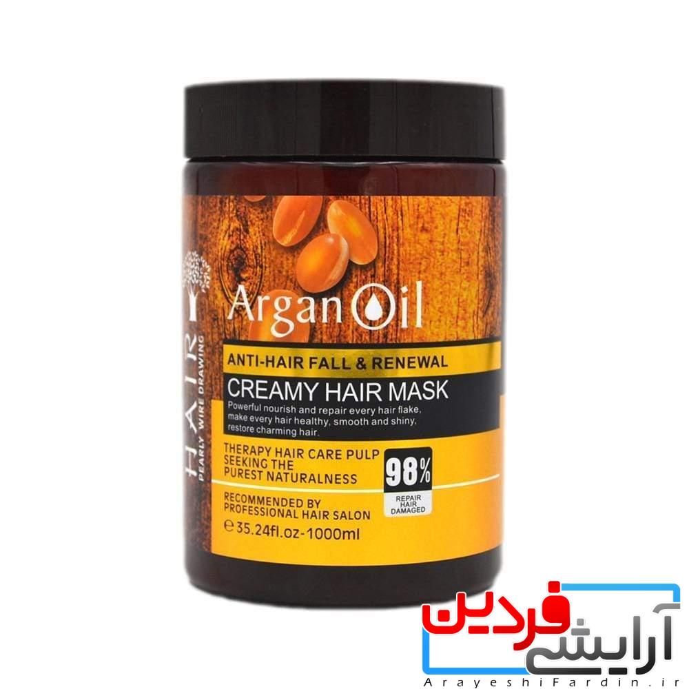 846a161760bd1cf3c91665f6946d051d ماسک مو Argan Oil hair mask حجم 1000 میل - Image 1