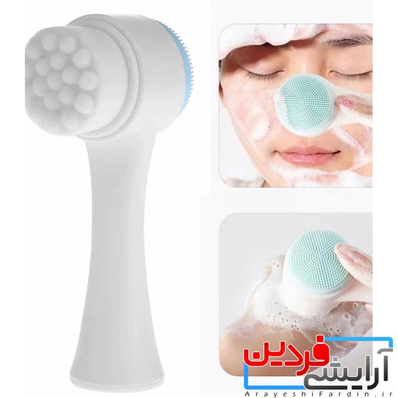 888585 فیس براش دستی دو طرفه سیلیکونی - Image 2