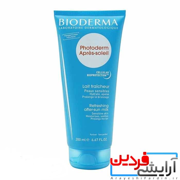 کرم مرطوب کننده بیودرما کرم شیر مرطوب کننده و التیام بخش بایودرما مدل Photoderm Apres-Soleil - Image 1