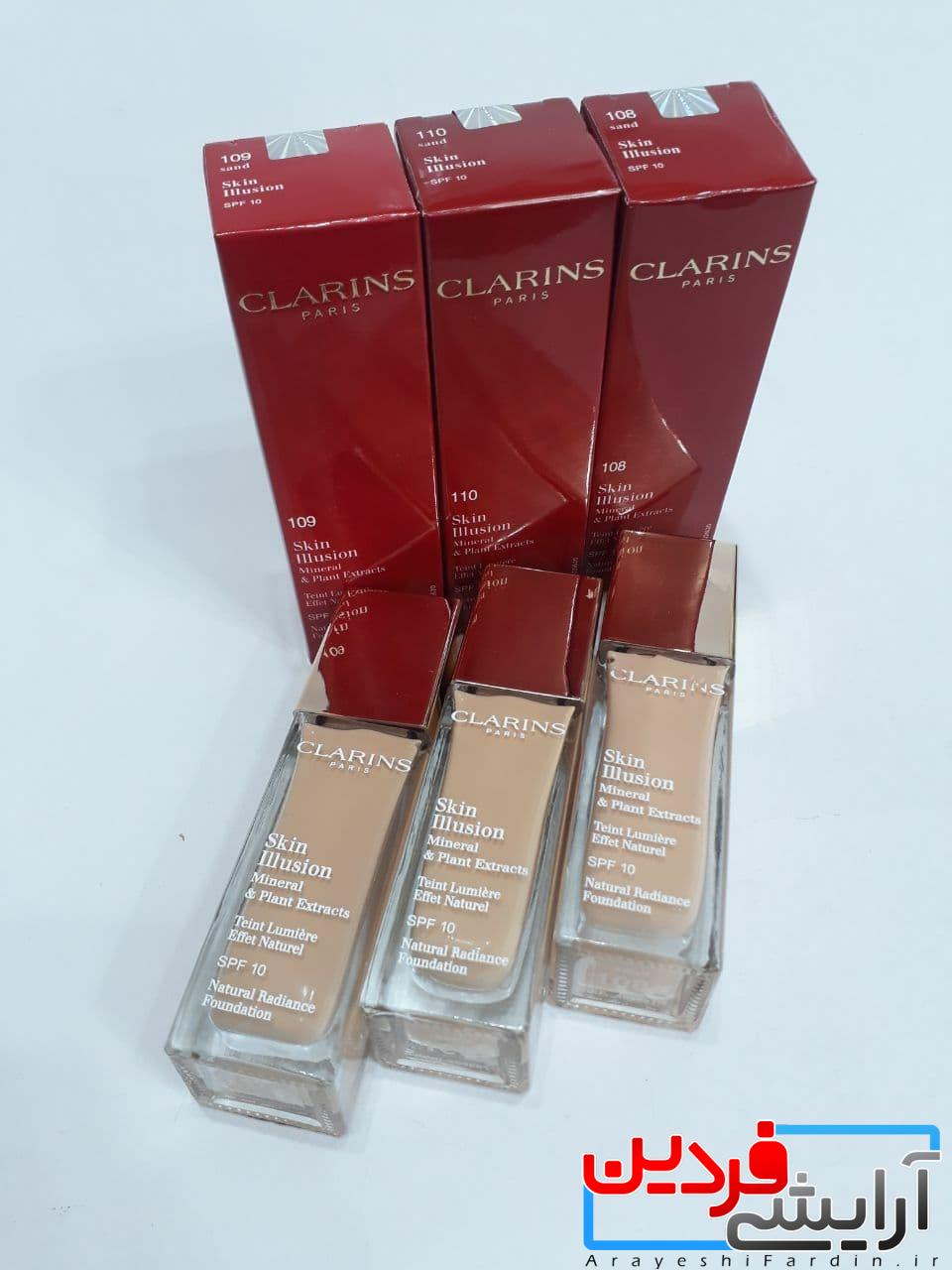 کرم پودر3 کرم پودر مدل کلارنس اورلستینگ Clarins Everlasting - Image 4