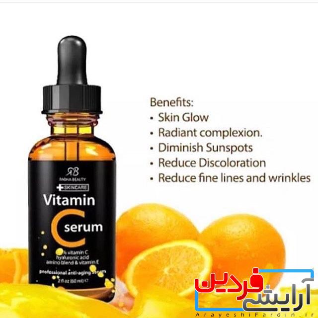 ef4b85ef97e19538a1aafa63d14c6fe6 سرم روشن کننده و آبرسان ویتامین سی رادها بیوتی RADHA BEAUTY - Image 3
