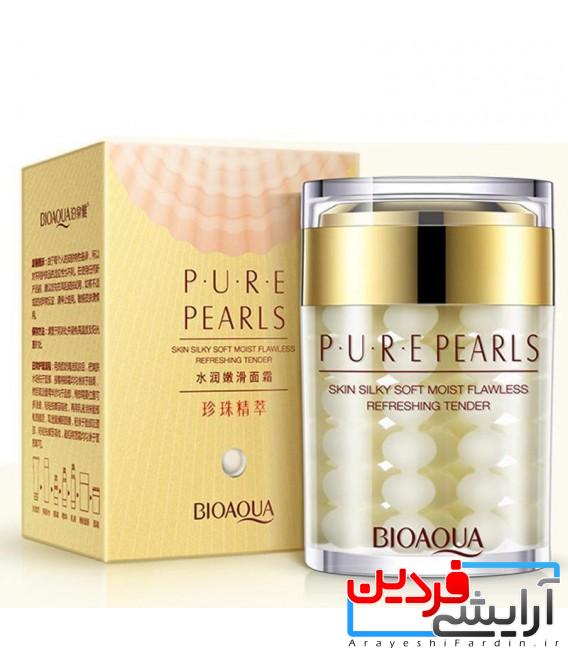 سرم-مرطوب-کننده-بیواکوا-pure-pearls (1) کرم شب مروارید بیوآکوا - Image 1