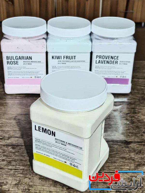 18 ماسک هیدروژلی در چهار عصاره (گل رز،لیمو،کیوی،لاوندر) - Image 1