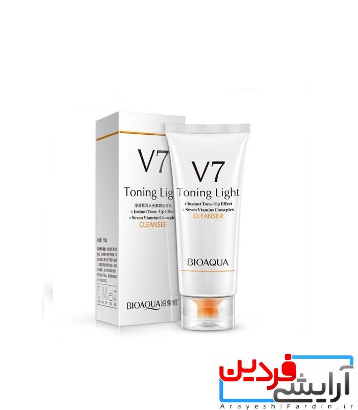 bioaqua-v7-toning-light فوم شستشوی روشن کننده 7 ویتامین بیواکوا BIOAQUA DEEP HYDRATION - Image 3