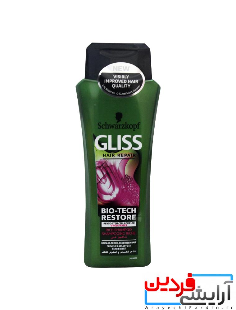 108 شامپو گلیس مدل Bio-Tech Restore تقویت و بازسازی کننده مو - Image 1