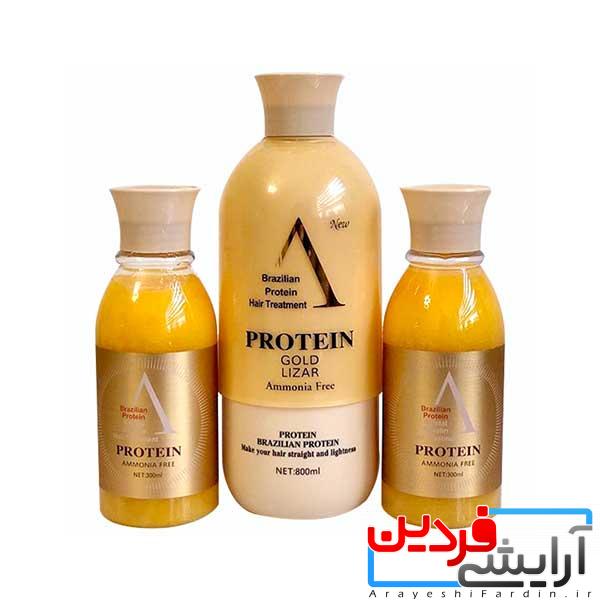 84 پروتئین مو گلد لیزار Protein Gold Lizar - Image 1
