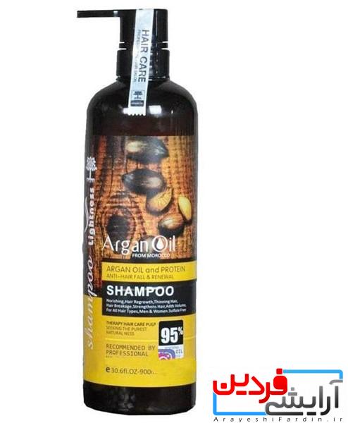 91 (2) شامپو مو روغن آرگان لایتنس - Image 1