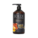 شامپو موی آرگان بدون نمک و ارگانیک SOLEX حجم 1000 میلی - Image 2