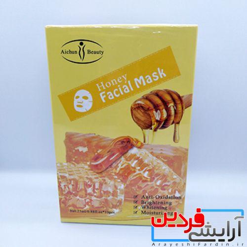 20210314_170610-500x500  ماسک ورقه ای نقابی عسل آیچون بیوتی aichun beauty honey facial maskپک 10 تایی - Image 2