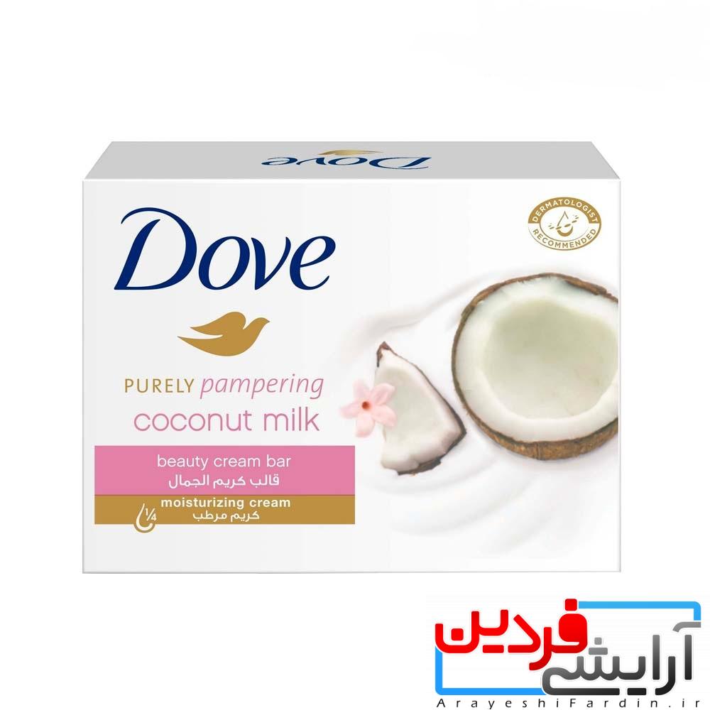 235 صابون داو مدل Coconut Milk عصاره شیر نارگیل - Image 1