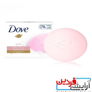 صابون صورتی داو(گل رز)