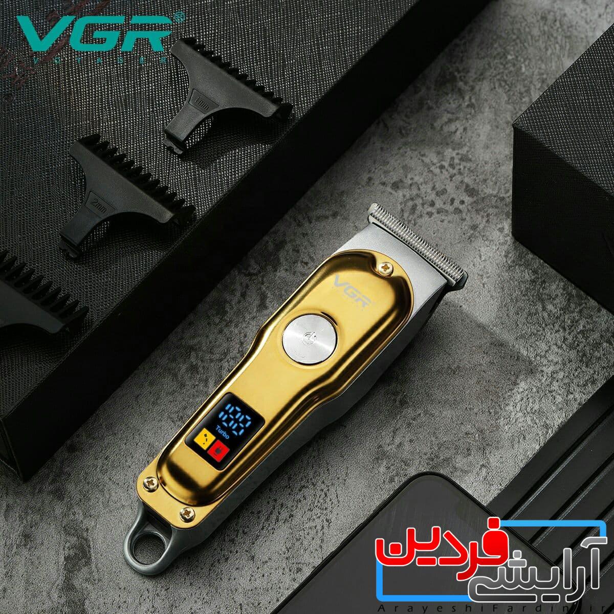 256 ماشین اصلاح خط زن حرفه ای وی جی آر مدل VGR V-290 - Image 4