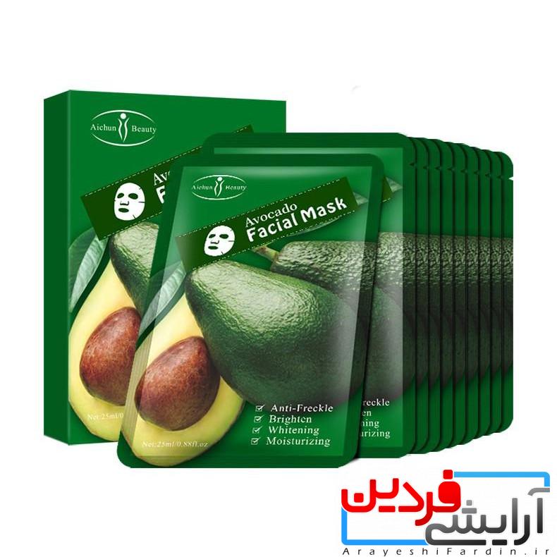 e73a4b18036ef4788a008730250e7a5e ماسک ورقه ایی آووکادو آیچون بیوتی Aichun beauty avocado facial mask - Image 4