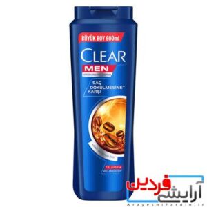 شامپو ضد ریزش و ضد شوره مردانه کلیر CLEAR حاوی عصاره قهوه حجم 600 میلی
