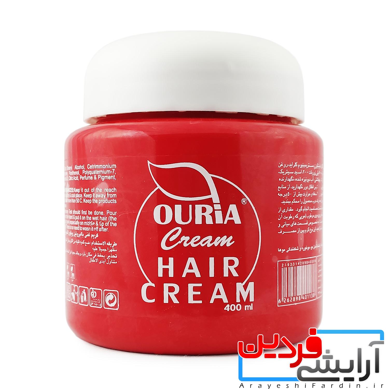 444 کرم مو اوریا مدل ouria best حجم 400 میلی لیتر - Image 1