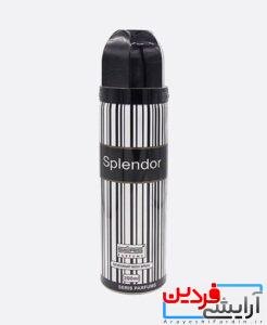 اسپری اسپلندور مردانه Splendor مشکی – حجم 200 میل - Image 4
