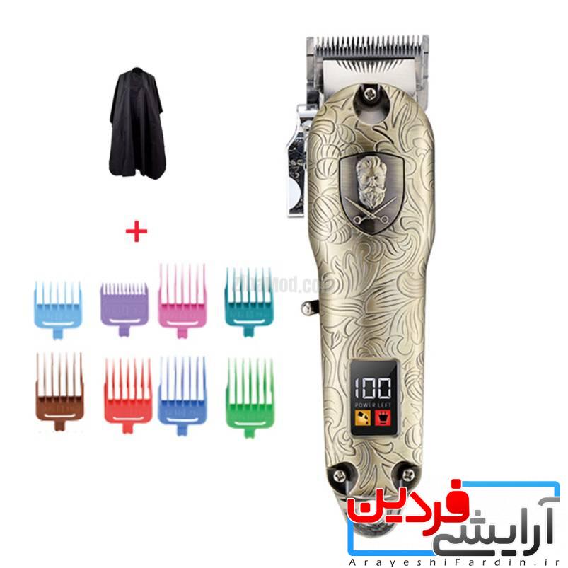 watermark (1) ماشین اصلاح سر و صورت کیمی Kemei مدل 2029 - KM - Image 2