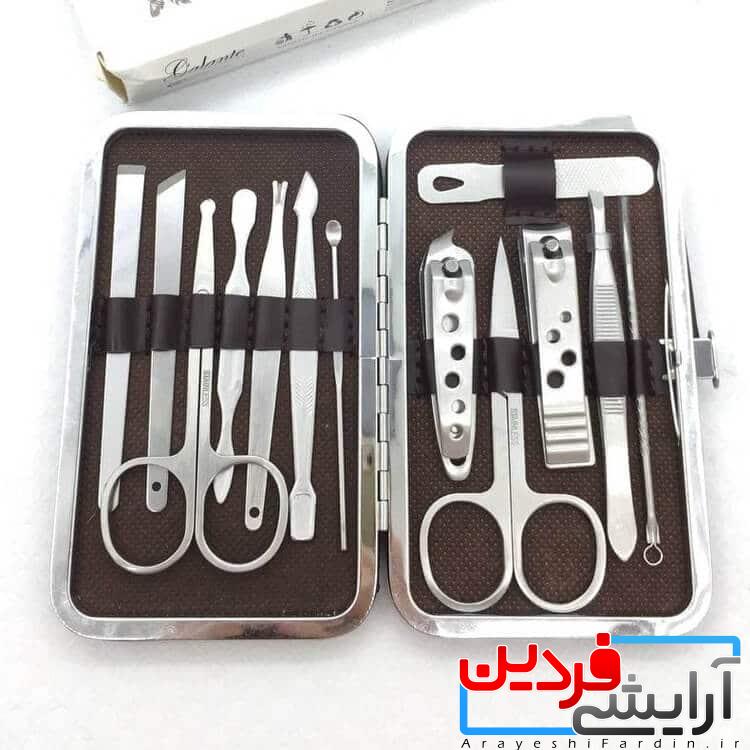 ست-مانیکور-سیزده-تیکه-1 ست مانیکور گالانته 13تیکه تیتانیوم - Image 2