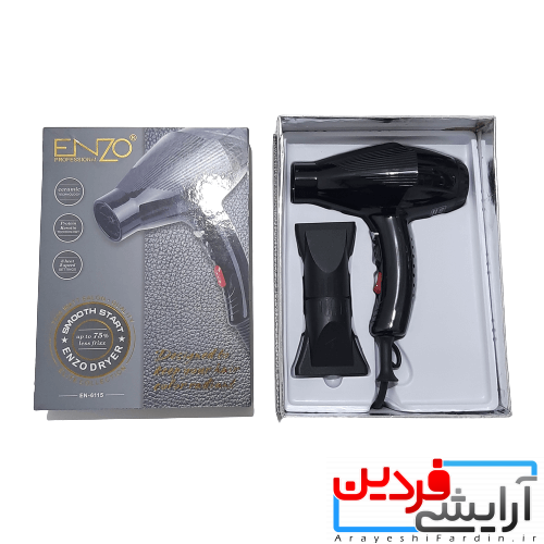 سشوار-حرفه-ای-سالنی-1 سشوار حرفه ای انزو مدل 6114 - Image 2