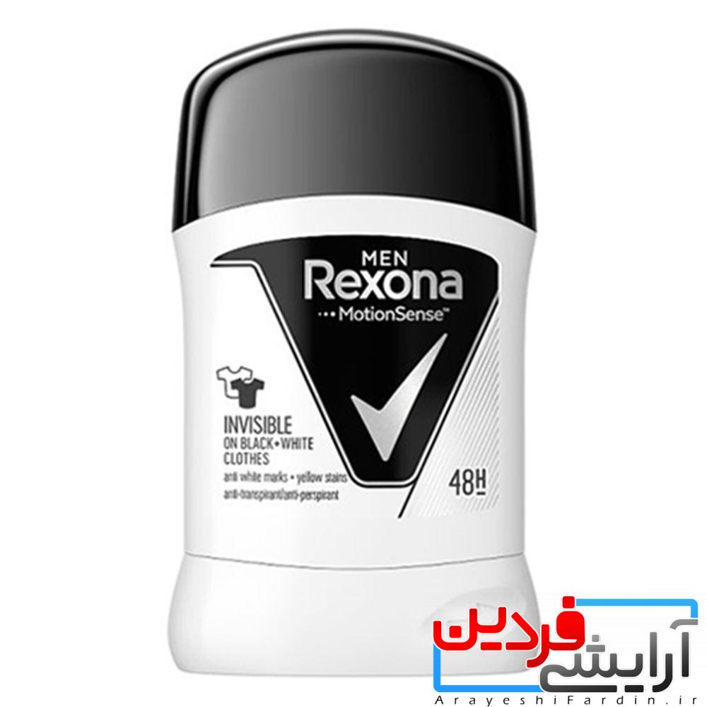 0029211_-invisible-black-white-_1000 استیک ضد تعریق مردانه رکسونا مدل اینویزیبل بلک اند وایت - Image 1
