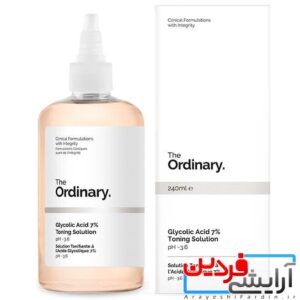 تونر گلیکولیک اسید The ordinary روشن کننده و لایه بردار
