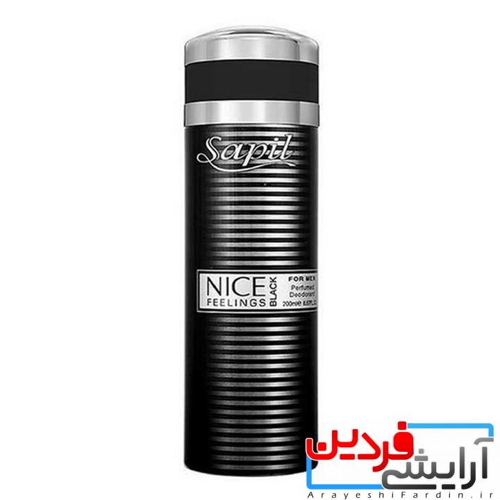 faa1ati0 اسپری نایس فیلینگز بلک مردانه - Image 1