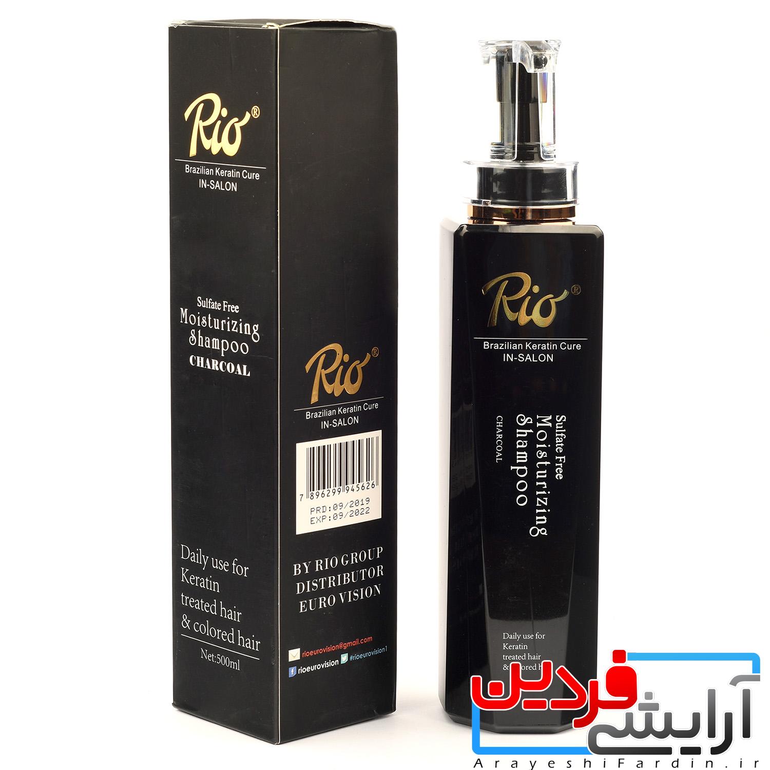 rio-12 شامپو کراتینه مو ریو بدون سولفات - Image 1