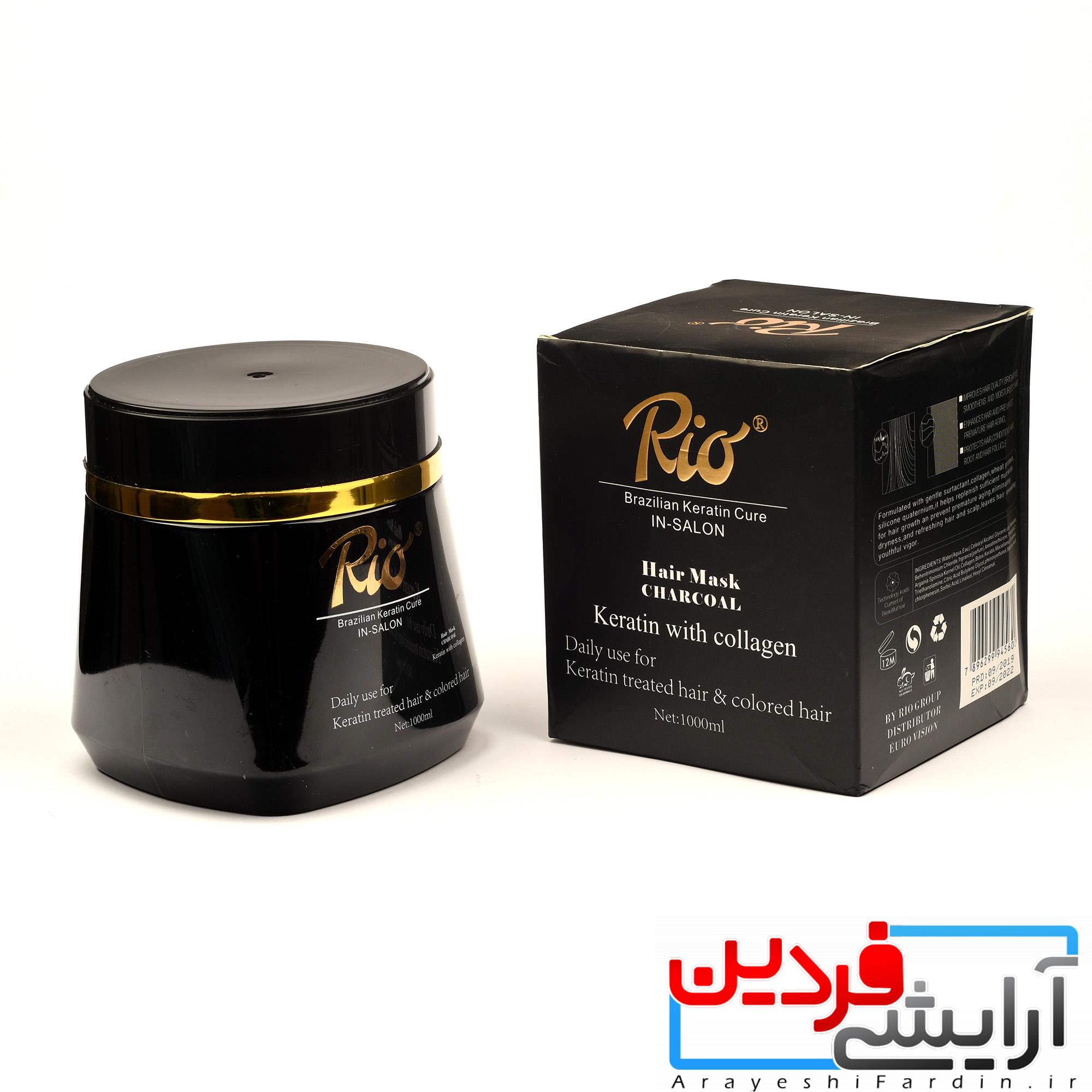 rio ماسک مو کراتینه Rio مخصوص موهای رنگ شده - Image 1