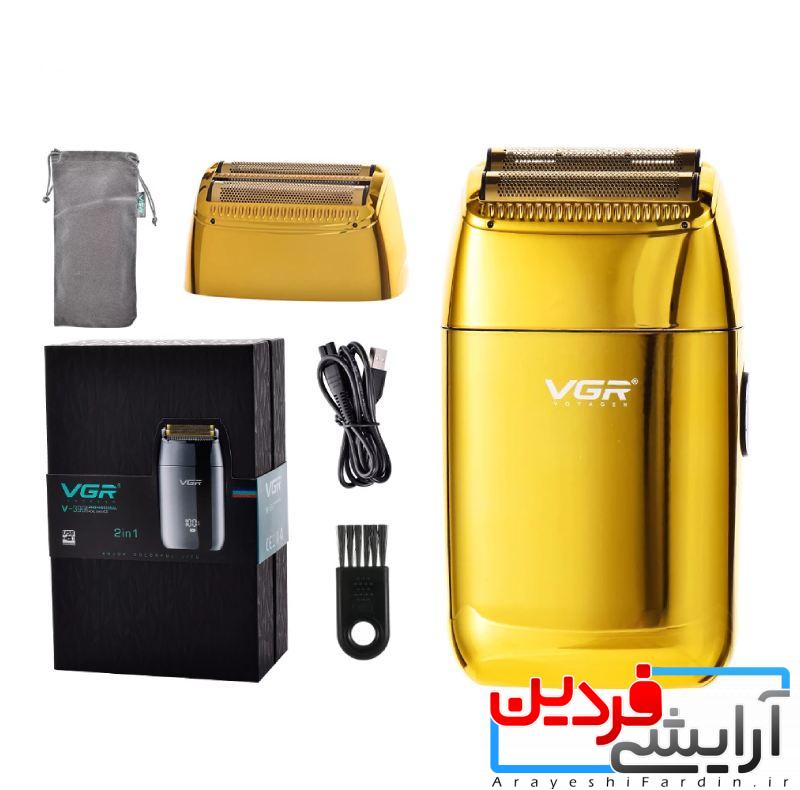 ماشین-اصلاح-موی-صورت-وی-جی-آر-مدل-V-399-4. ماشین اصلاح وی جی ار مدل V-399 - Image 1