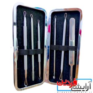 ست کومدون(پیلینگ صورت) 6 تکه کیف چرمی
