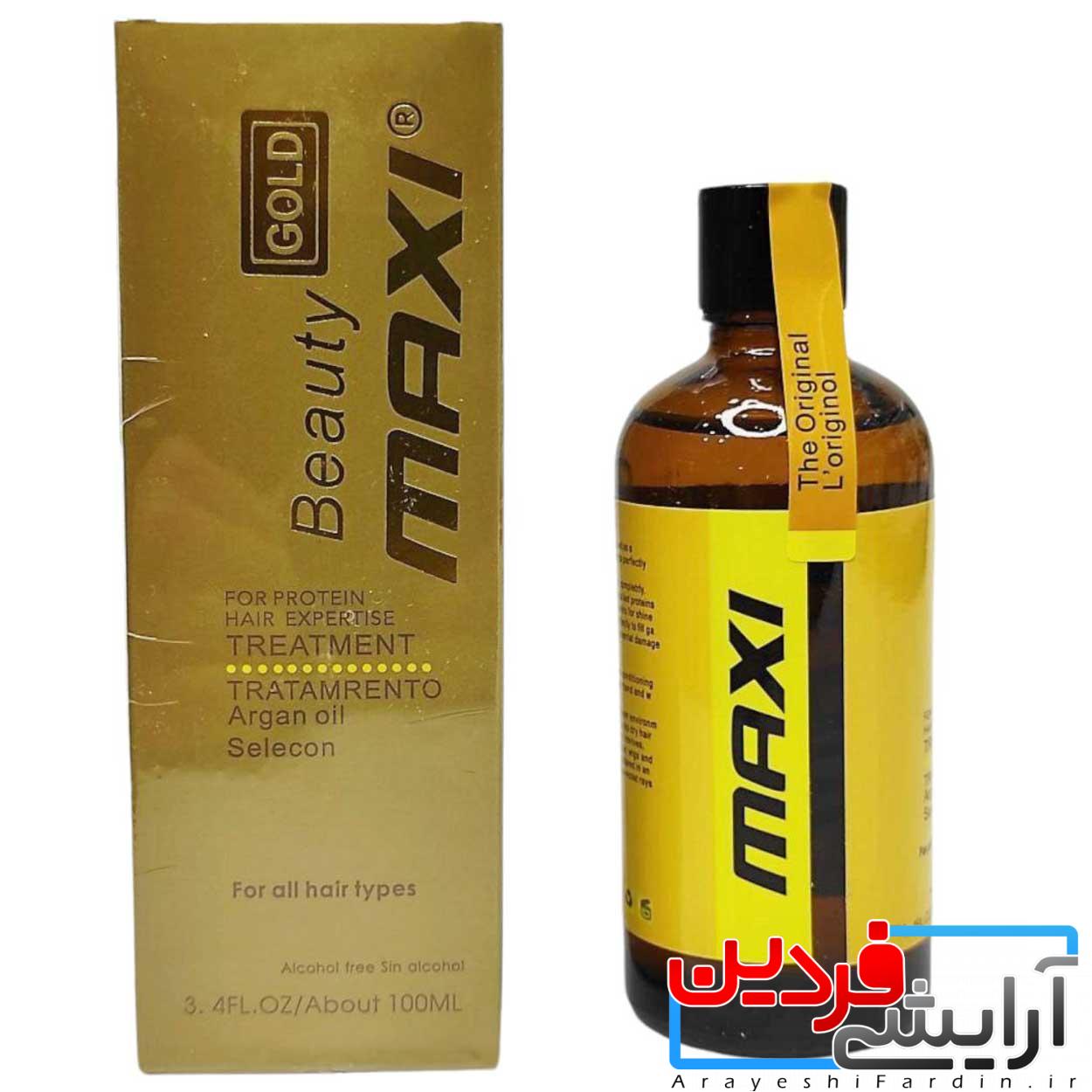 Maxi Gold Argan Oil 100 ml 1 روغن آرگان مکسی گلد حجم ۱۰۰ میل - Image 1