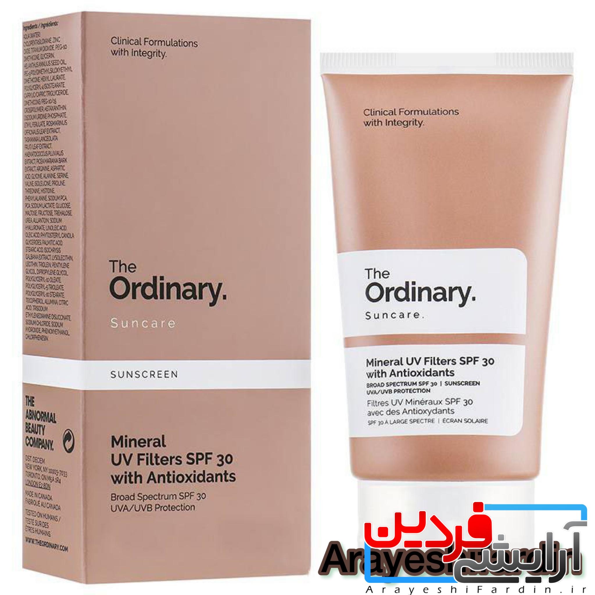 9143A525-0C1D-42FA-B284-B4CFE806755F کرم ضد آفتاب SPF30 اوردینری - Image 1