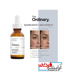 سرم ویتامین سی ۸% + آلفا آربوتین ۲% اوردینری - Image 5
