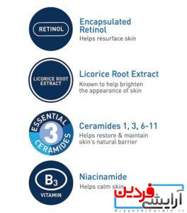 سرم صورت روشن کننده و رفع منافذ رتینول سراوی (CeraVe) - Image 4